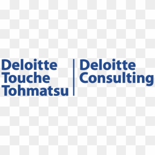 Deloitte Touche Tohmatsu Logo Png Transparent - Deloitte Touche, Png Download