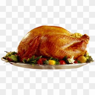 Roasted Turkey - Transparent Turkey Dinner Png, Png Download
