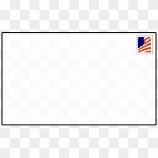 Envelope Cliparts - Blank Envelope With Stamp, HD Png Download