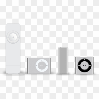 All Four Ipod Shuffles, HD Png Download