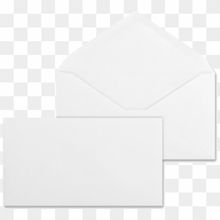 Commercial White Envelopes Open Side - Envelope, HD Png Download