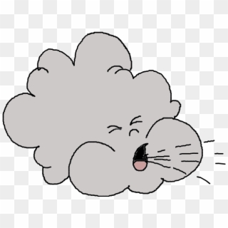 Cute Windy Clipart Png, Transparent Png
