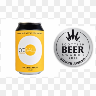 Eyeball Brewing Yellow And Blackball Lager Bottles - Guinness, HD Png Download