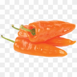 Orange Pointed Peppers - Orange Pepper Transparent, HD Png Download