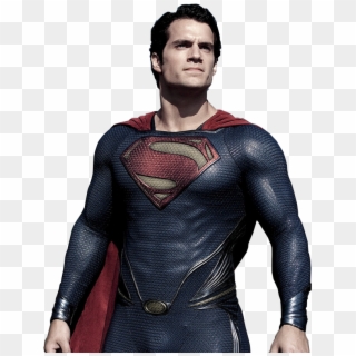 Man Of Steel Png Psds - Henry Cavill Superman Png, Transparent Png