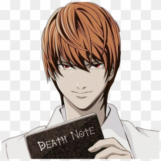 Deathnote Kira Anime Blackandwhite 🌃❤ - Death Note Main Character, HD Png Download