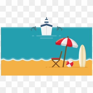 Beach Vacation Png - Beach Vacation Vector, Transparent Png