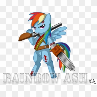 Free Png Download My Little Pony Evil Dead Png Images - Rainbow Ash, Transparent Png