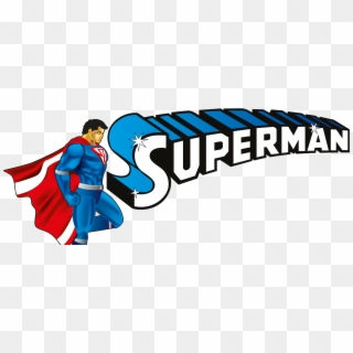 Superman - Superman Logo Words, HD Png Download