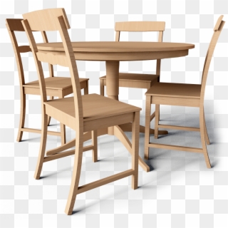 Leksvik Drop Leaf Table And Chairs - 3d Chair Table Png, Transparent Png