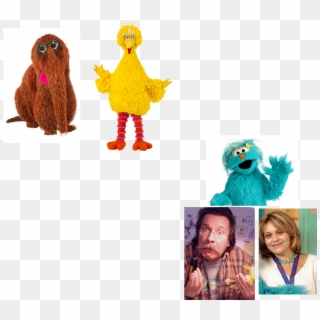 Muppet Wiki Scenes Sesame Street - Big Bird Cookie Monster And Elmo Png, Transparent Png