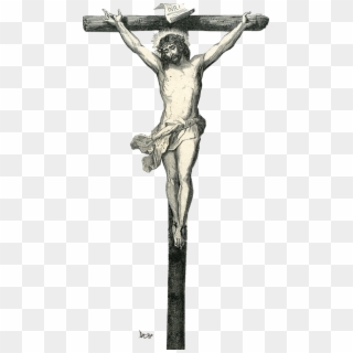 Christ On Cross Illustration, HD Png Download