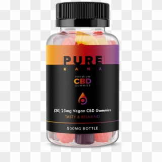 Buy Cbd Gummy Bears 25mg - Purekana Gummies, HD Png Download
