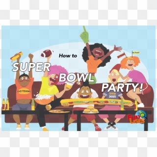 How To Super Bowl Party - Clipart Super Bowl Party, HD Png Download