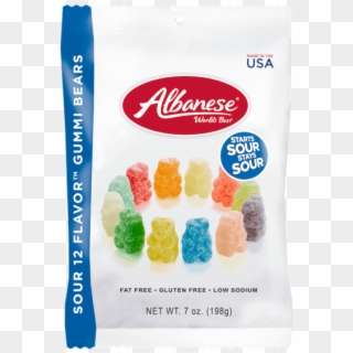 Albanese Sour Gummy Bears, HD Png Download