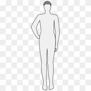 Male And Female Body Outline - Female Body Outline, HD Png Download
