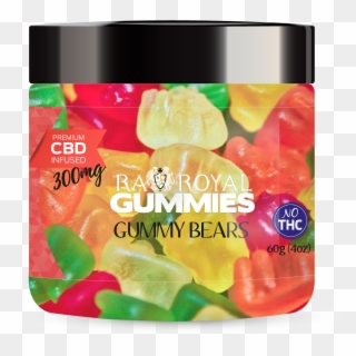 Gummies Jars Gummy Bears - Gelatin Dessert, HD Png Download