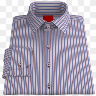Pinstripe Red & Blue Oxford S$250 - Red And Blue Oxford, HD Png Download