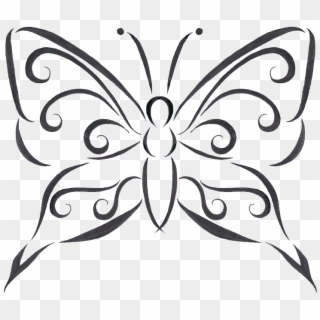 Butterfly Tattoo Designs Transparent - Design, HD Png Download