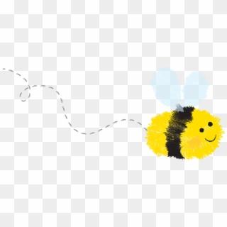 Flying Bee - Illustration, HD Png Download