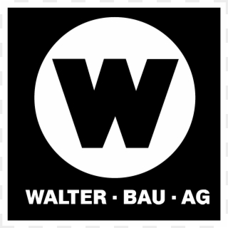 Walter Bau Ag Logo Black And White - Emblem, HD Png Download