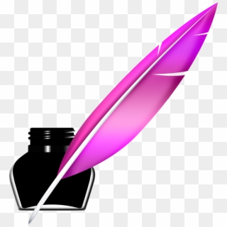 Showing Gallery For Feather Pen Icon Png - Quill Pen, Transparent Png