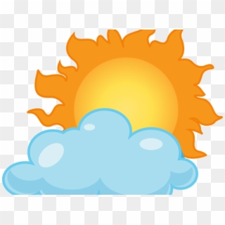 Cloud Clipart Windy - Gülen Güneş Png, Transparent Png