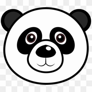 Clip Art Free Library Collection Of Black And White - Dibujos Faciles De Osos Pandas, HD Png Download
