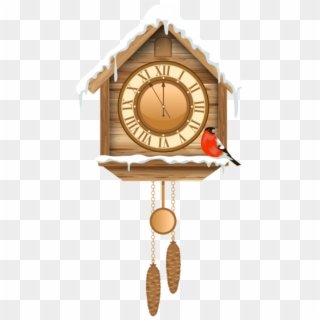 Free Png Christmas Cuckoo Clock With Snow Png Images - Cuckoo Clock Christmas Wishes, Transparent Png