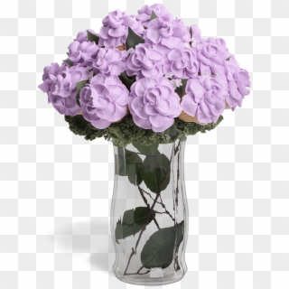 Budding Baker - Violet Flowers Bouquet Png, Transparent Png