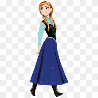 Frozen-elsa And Anna Vector Sketches On Behance - Frozen Anna Png, Transparent Png