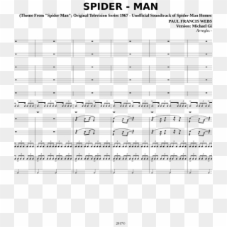 Spider Man Homecoming Sheet Music Hd Png Download 850x1100 923018 Pngfind