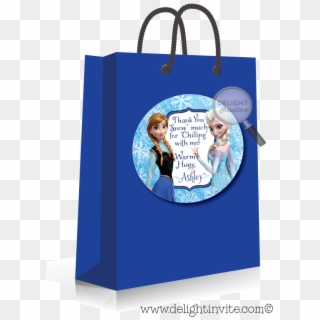 Frozen Elsa And Anna Sticker Tag [di-274st] - Tote Bag, HD Png Download
