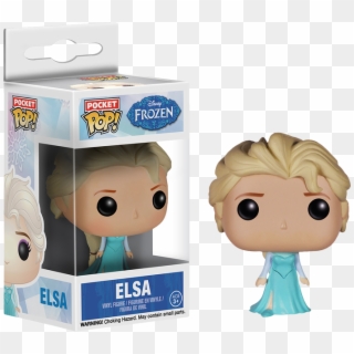 Elsa Pocket Pop Vinyl Figure - Figurine Pop Elsa, HD Png Download