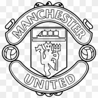 Manchester United Logo Clipart Manchester United Logo - Manchester United Logo Coloring Page, HD Png Download