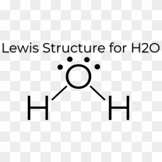 H2o Drawing Sirens - Lewis Structure For H2o, HD Png Download