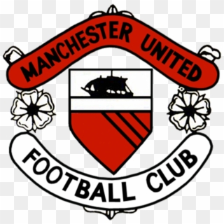 Manchester United Badge 1960s-1972 - Old Manchester United Badge, HD Png Download
