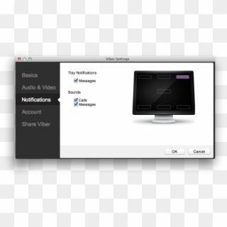 Viber - Led-backlit Lcd Display, HD Png Download