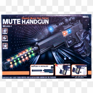 Minime Mute Hand Gun Electric Music Gun Series - Machine Gun, HD Png Download