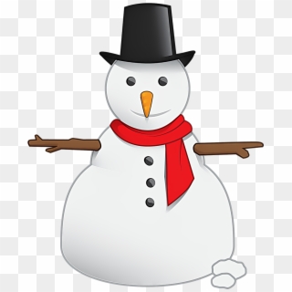 Snowman Png - Transparent Background Clip Art Snowman Png, Png Download
