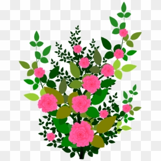Clipart Rose Plant Clipartfest - Clipart Rose Plant, HD Png Download