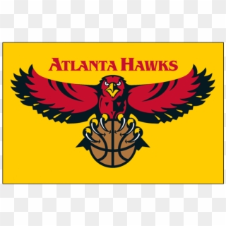 Atlanta Hawks Logos Iron On Stickers And Peel-off Decals - Atlanta Hawks Jersey Logo, HD Png Download