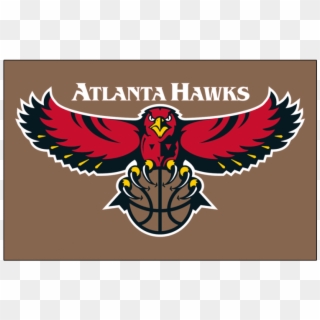 Atlanta Hawks Logos Iron On Stickers And Peel-off Decals - Atlanta Hawks Logo 1995, HD Png Download