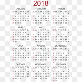 Ramadan Calendar Png Image - Calendario 2018 Png, Transparent Png
