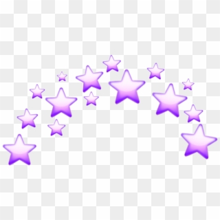 Stars Star Purple Tumblr Crown Emoji Emojis Png Png, Transparent Png
