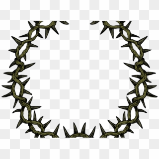 Thorns Clipart Border - Clipart Crown Of Thorn, HD Png Download