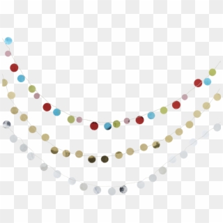 Sequin Garland In Gold, Silver Or Mixed Colours By - Bead, HD Png Download