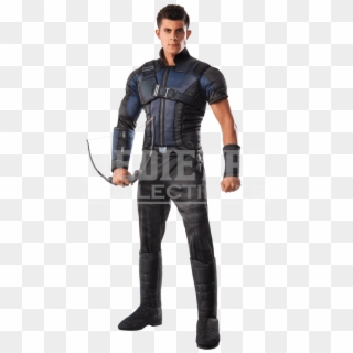 Adult Civil War Deluxe Hawkeye Costume - Marvel Costumes For Adults, HD Png Download