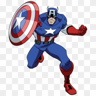 Hawkeye Clipart Avengers Earth's Mightiest Heroes - Captain America Avengers  Cartoon, HD Png Download - 700x609(#930527) - PngFind
