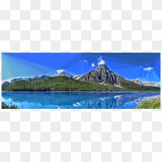 Panorama Clipart Mountain Range - Mount Chephren, HD Png Download
